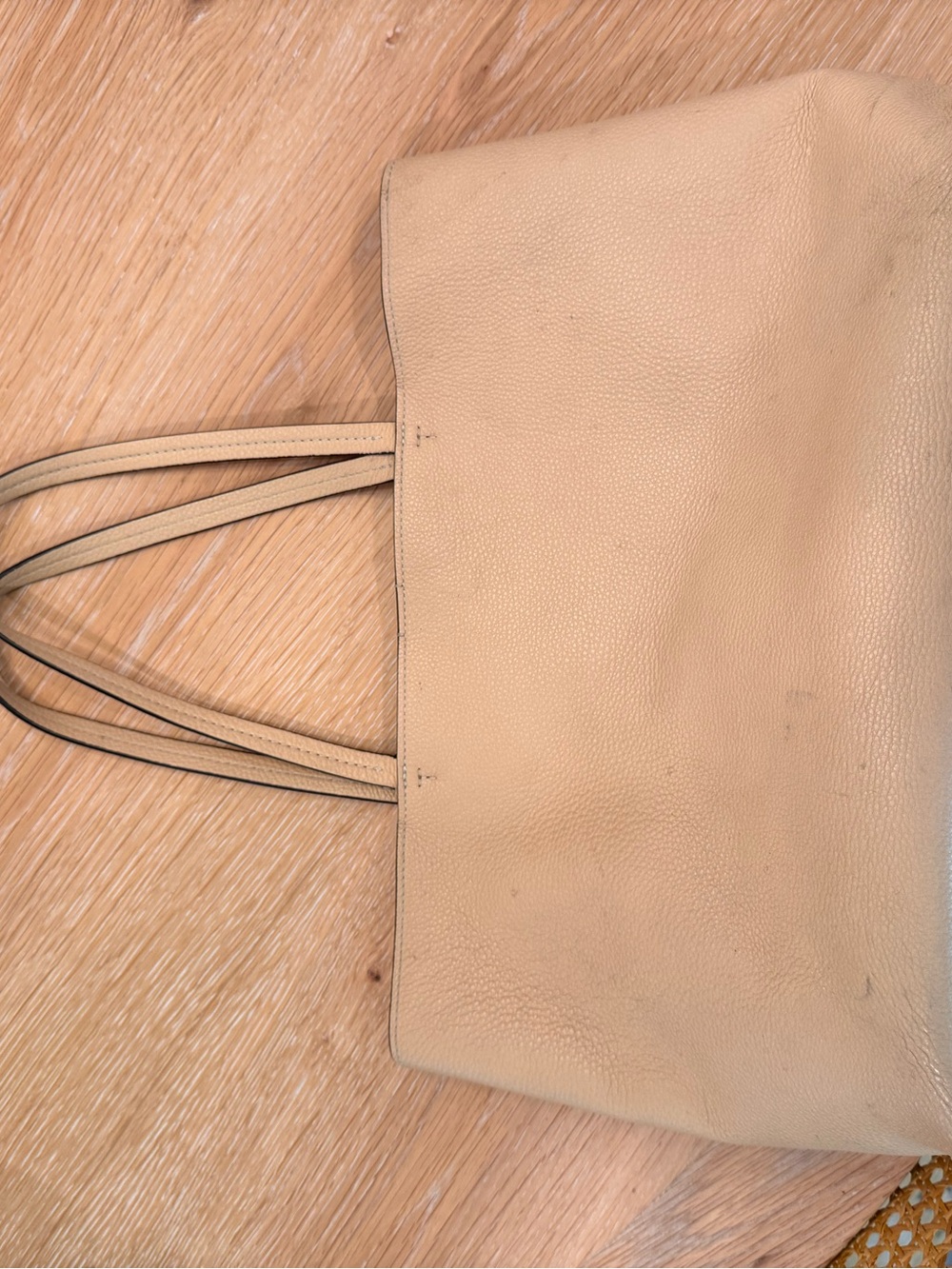 Tory Burch Beige Leather Tote Bag - Picture 10 of 13